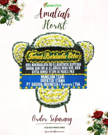 Papan Bunga Duka Sukadame